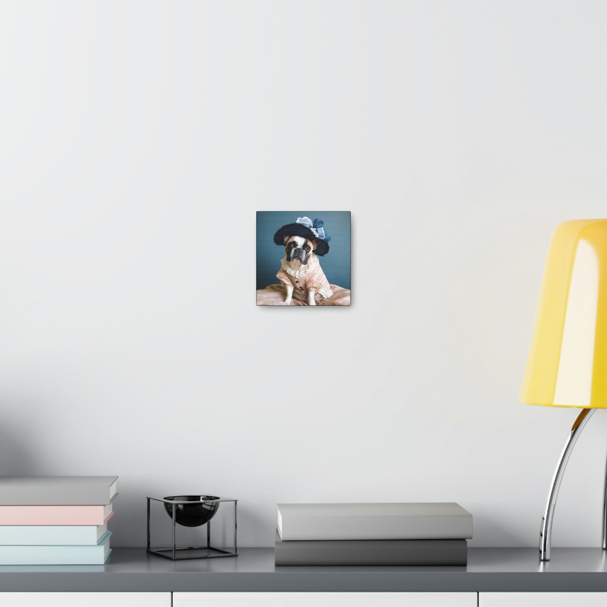 Vintage Victorian "Lil Lulu" French Bulldog Canvas Gallery Wraps