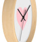 Wall Clock from ©MyHeart Collection Scandinavian influenced Design Coordinating Nursery Decor baby babiesWall clock
