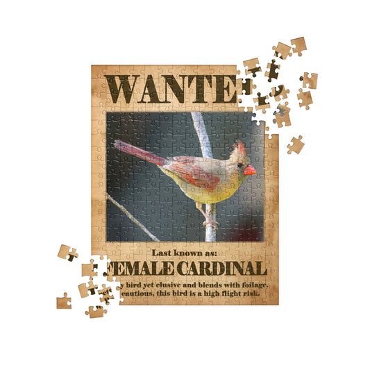 Wanted: Female Cardinal Jigsaw Puzzle