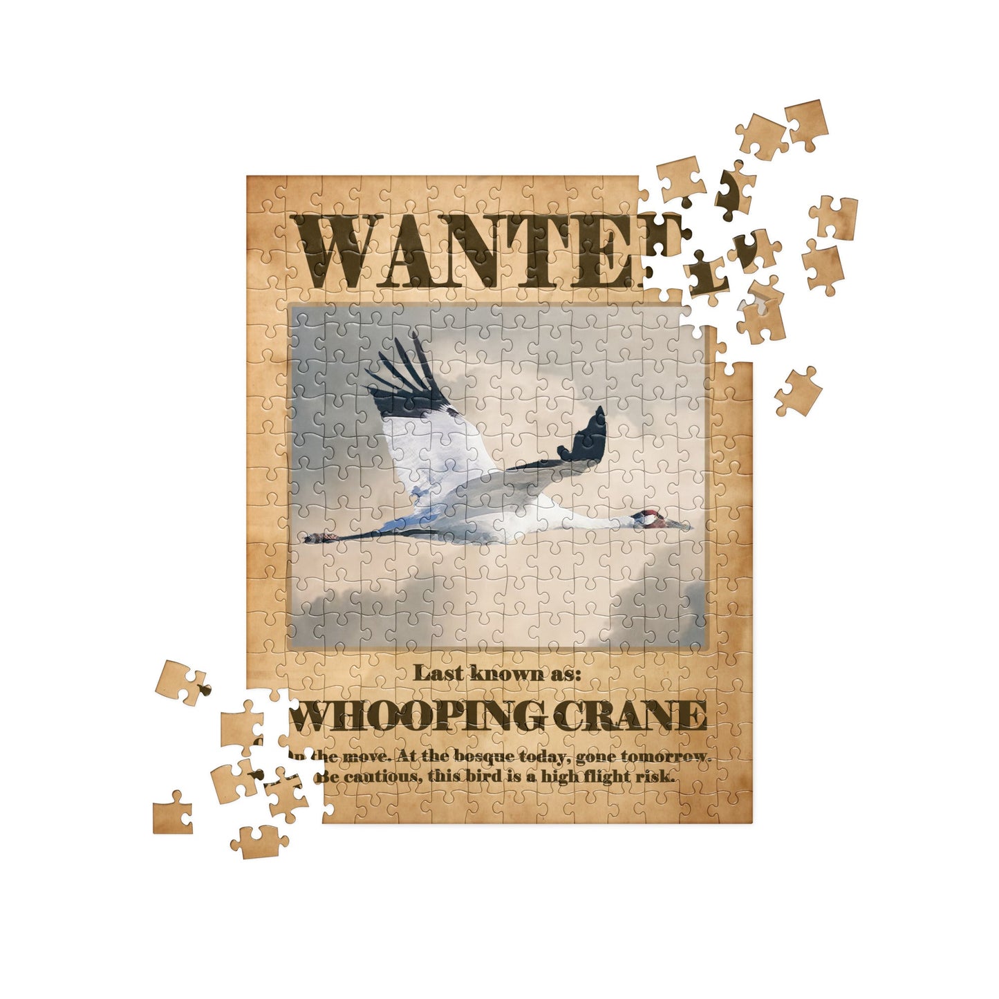 Wanted: Whooping Cranes Jigsaw puzzle