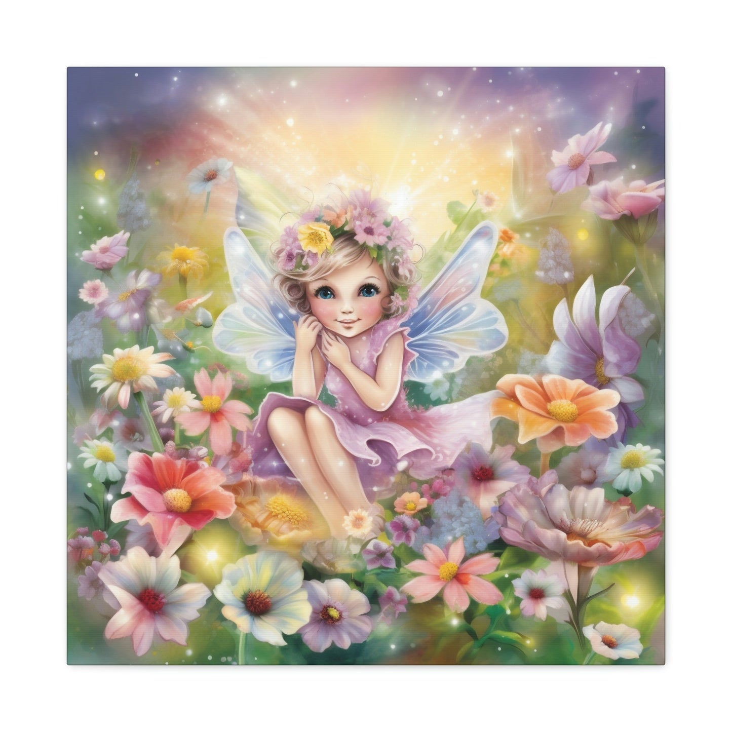 Whimsical Fairy Canvas Gallery Wraps - Perfect for Your Kid's Room