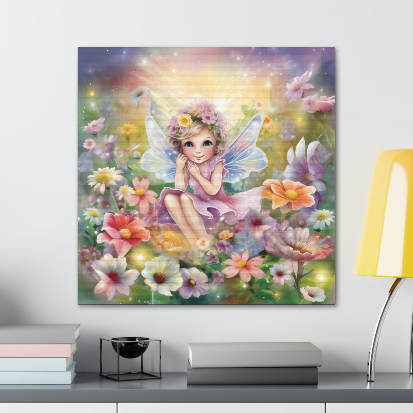 Whimsical Fairy Canvas Gallery Wraps - Perfect for Your Kid's Room