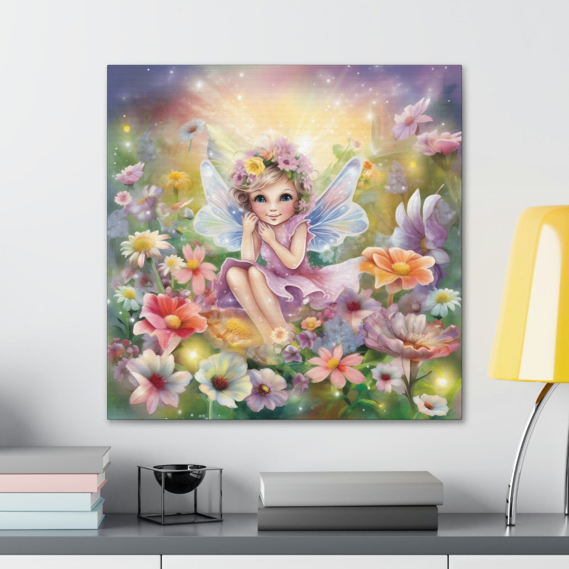 Whimsical Fairy Canvas Gallery Wraps - Perfect for Your Kid's Room