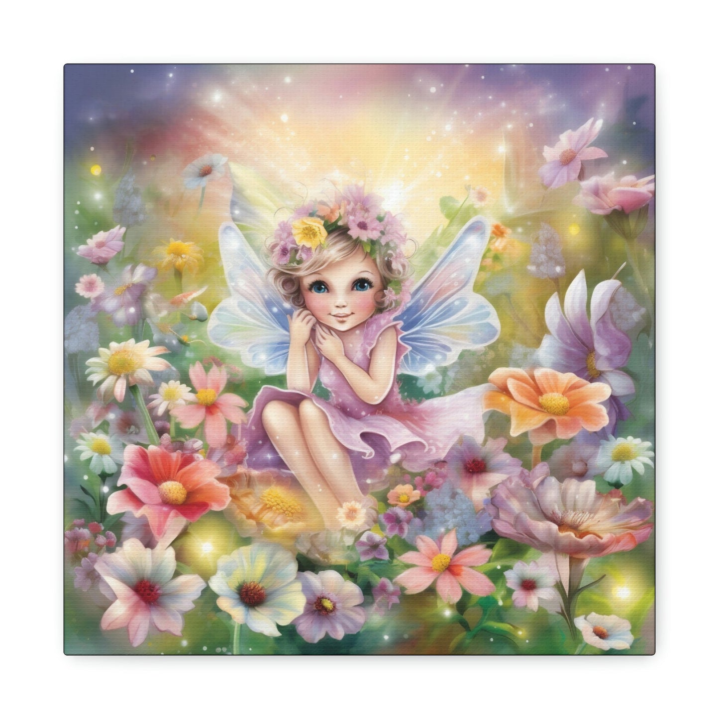 Whimsical Fairy Canvas Gallery Wraps - Perfect for Your Kid's Room