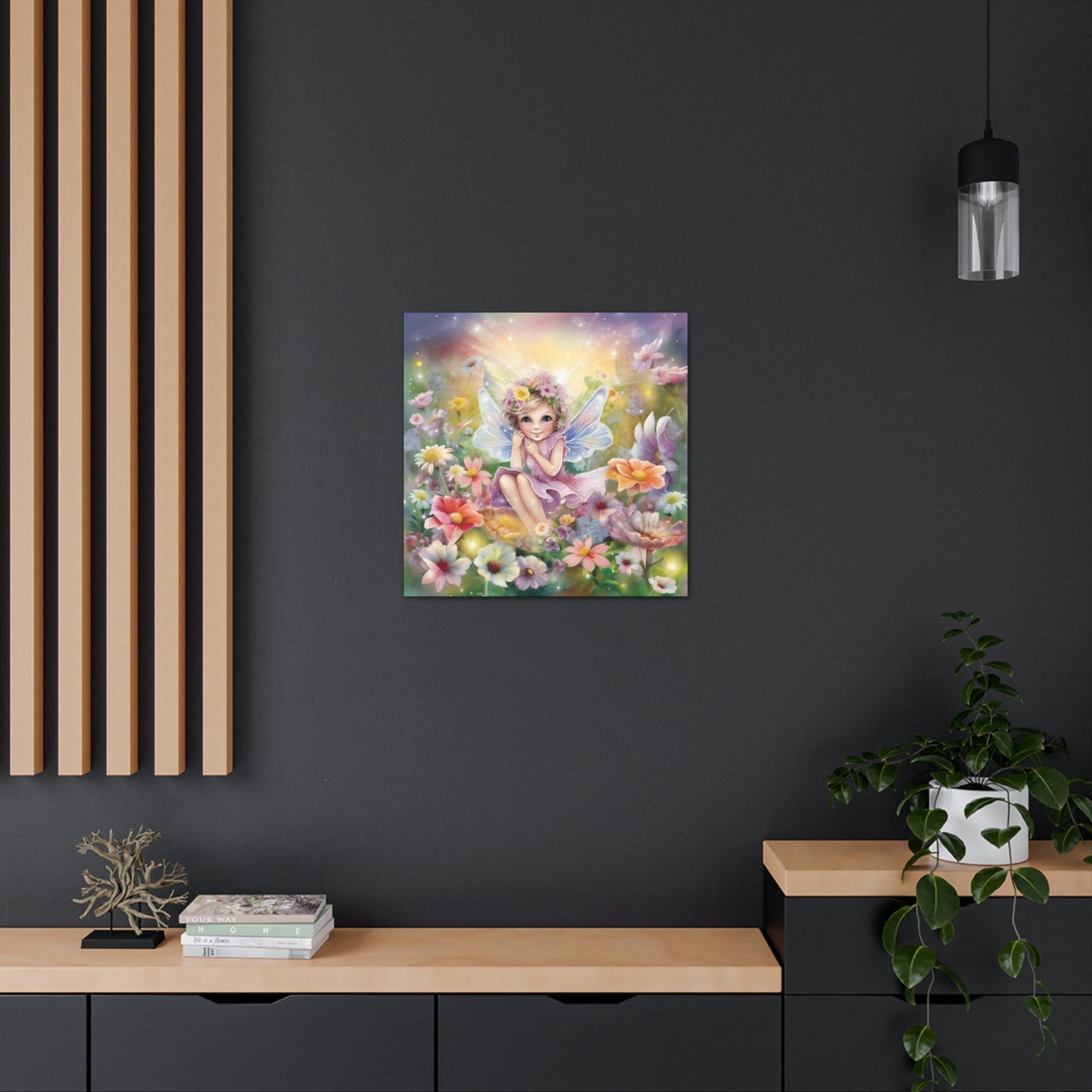 Whimsical Fairy Canvas Gallery Wraps - Perfect for Your Kid's Room