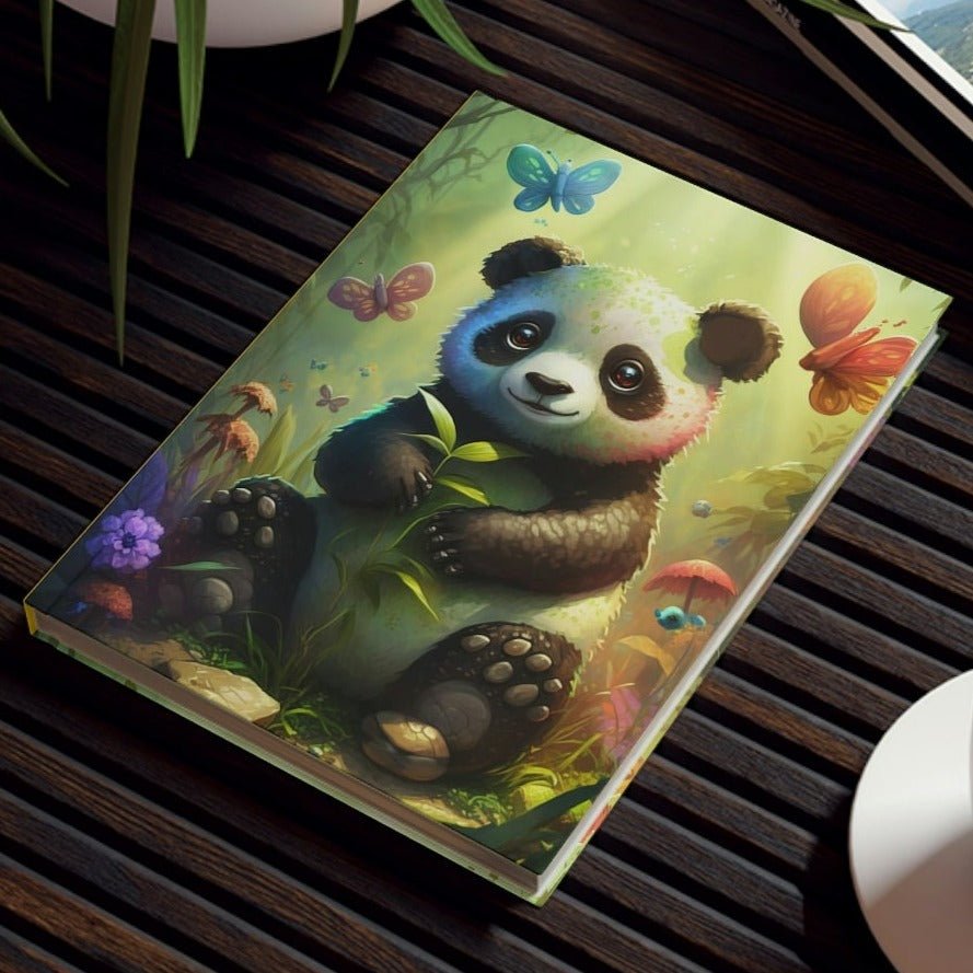 Whimsical Panda Hard Backed Journal