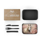 White Horse Named Cherry Blossom | PLA Bento Box with Band and Utensils