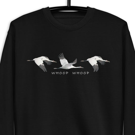 Whoop Whoop Whooping Crane Sweatshirt