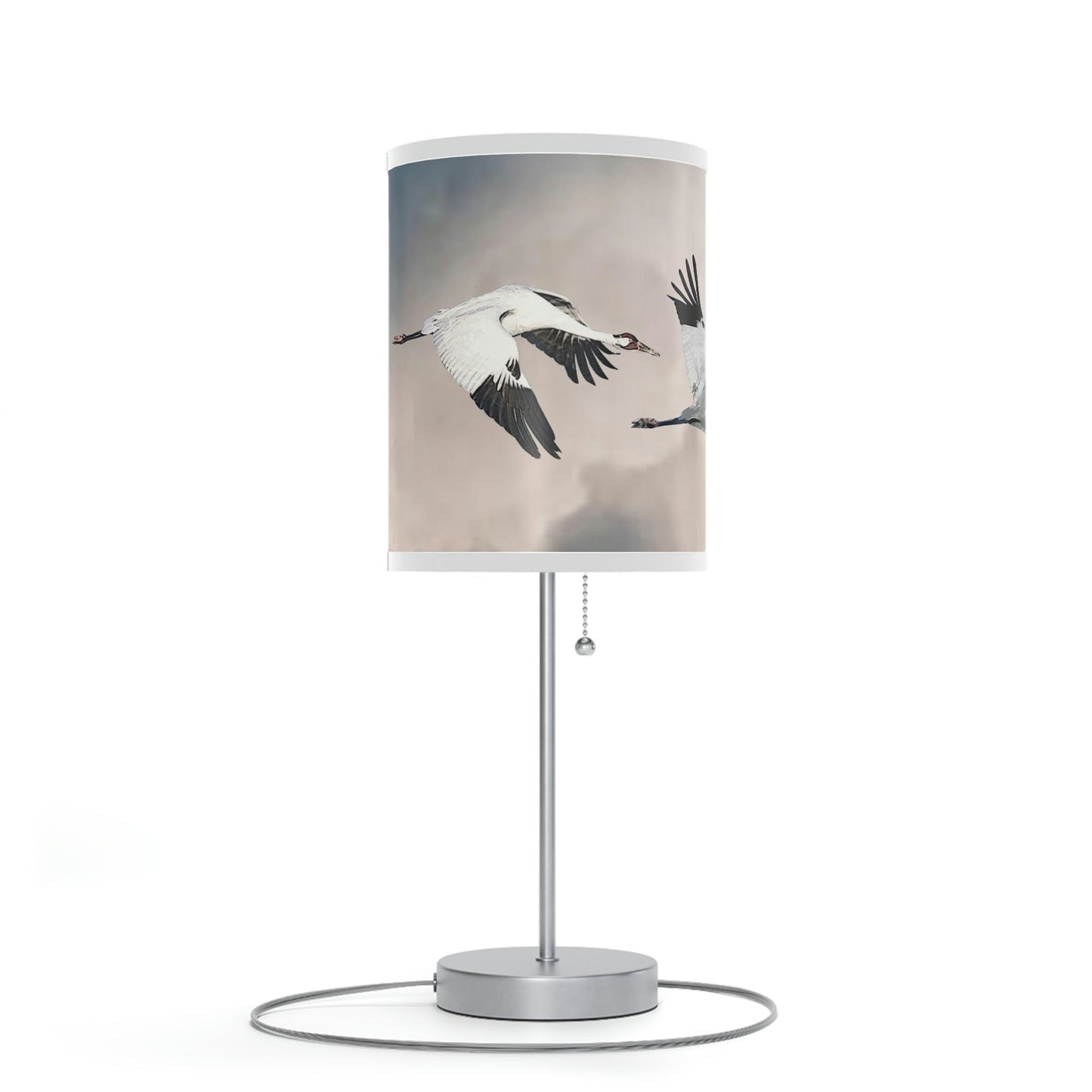 Whooping Crane Lamp on a Stand, US|CA plug II