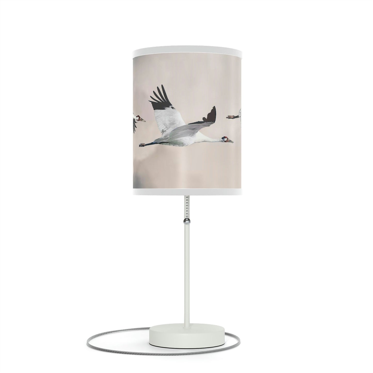 Whooping Crane Lamp on a Stand, US|CA plug II