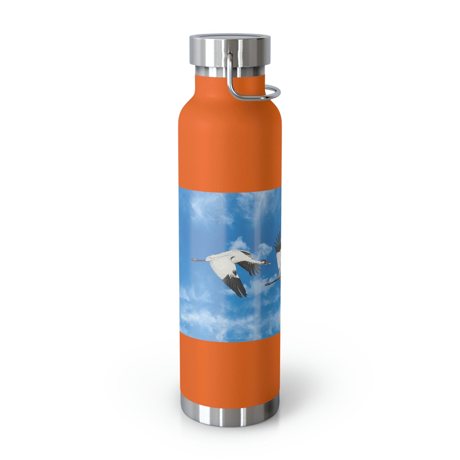 Whooping Cranes in Flight | Copper Vacuum Insulated Bottle, 22oz