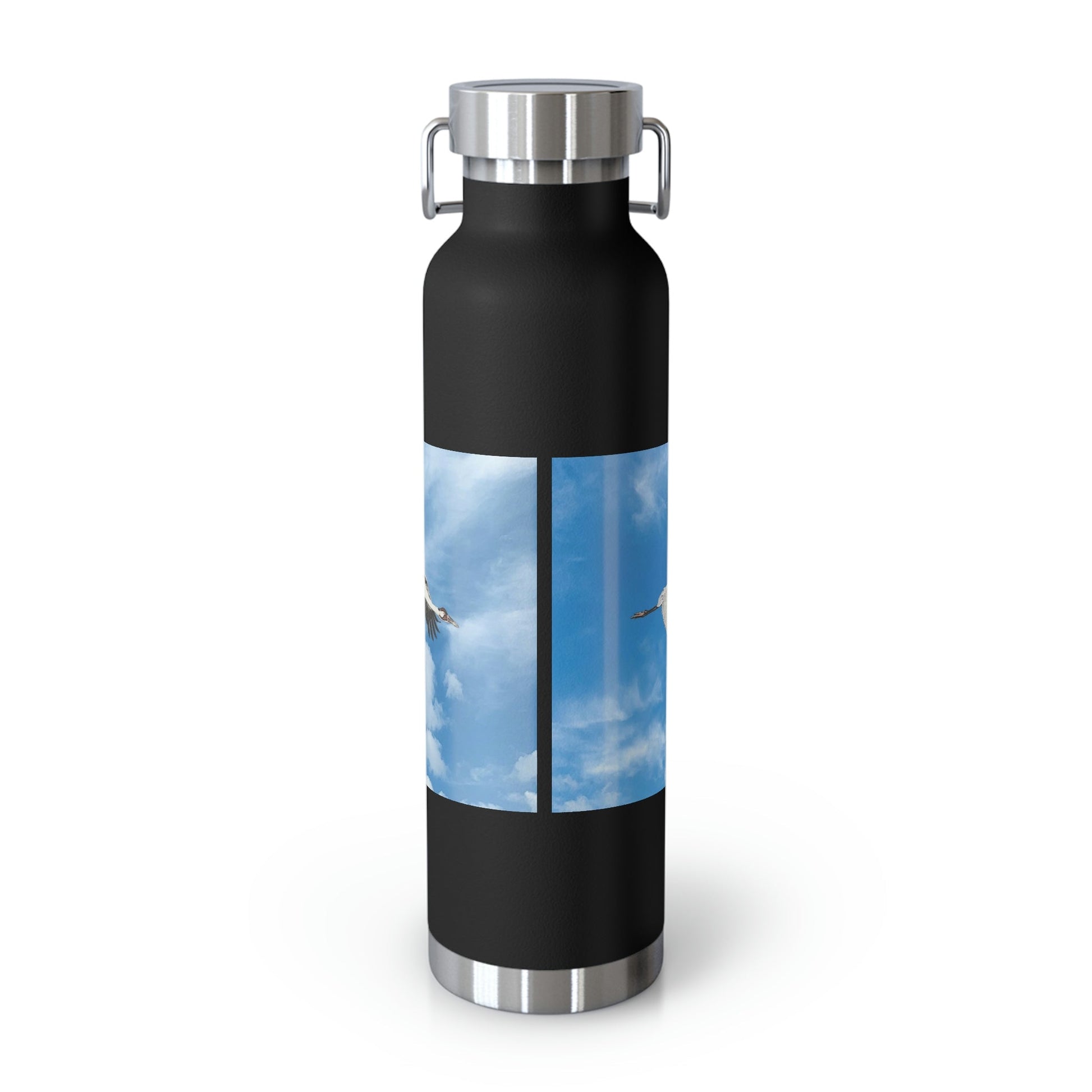 Whooping Cranes in Flight | Copper Vacuum Insulated Bottle, 22oz