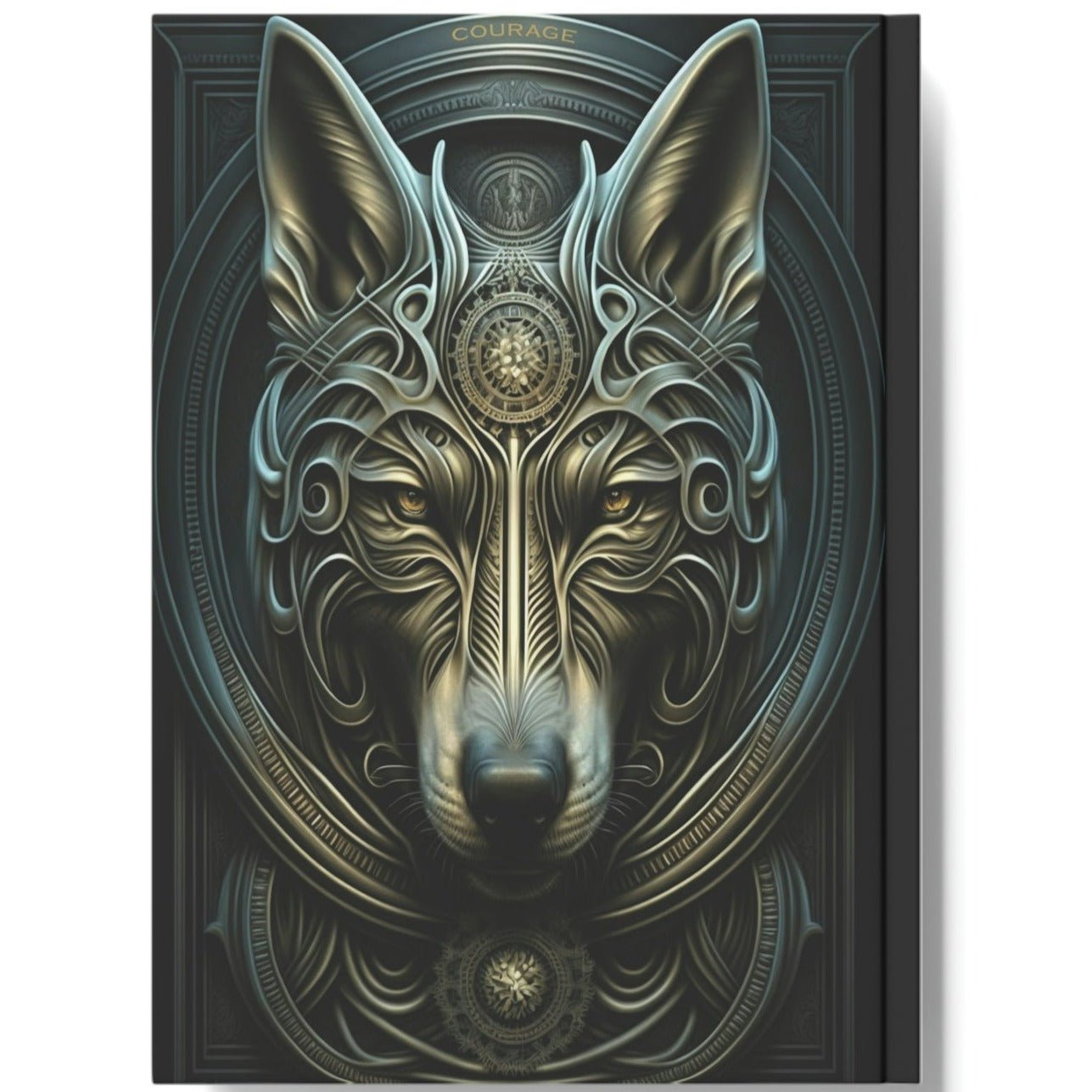 Wolf Inspirations - Courage - Hard Backed Journal