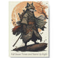 Wolf Inspirations - Fall Seven Times and Get Up Eight - Hard Backed Journal
