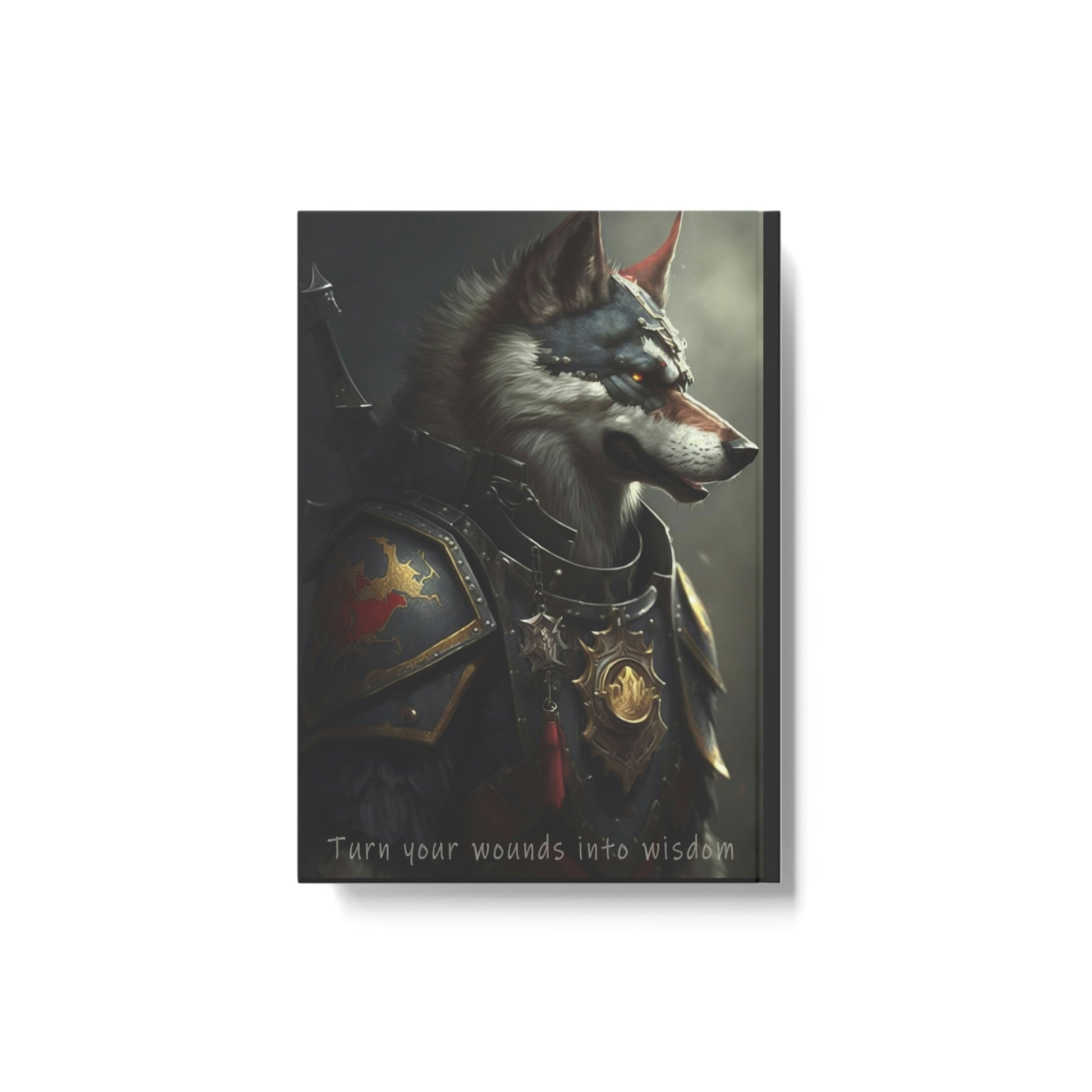 Wolf Inspirations - Turn Your Wounds in to Wisdom - Hard Backed Journal