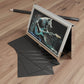 Wolf Playing Guitar Business Card Holder