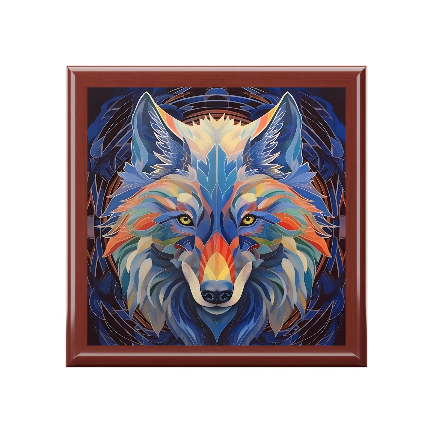 Wolf Spirit Jewelry Keepsake Box