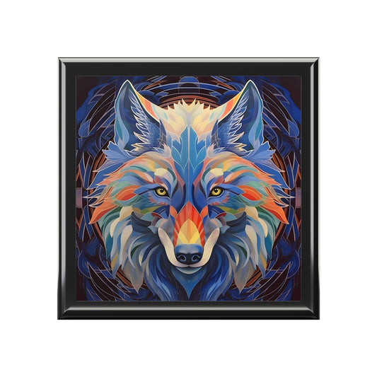 Wolf Spirit Jewelry Keepsake Box