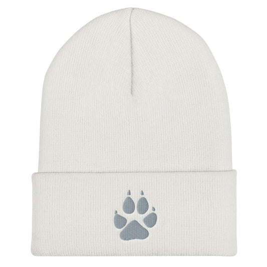 Wolf Track Cuffed Beanie | Perfect gift for the Outdoors, Camping, Hiking & Wildlife Enthusiast! | Multiple Hat Colors Available