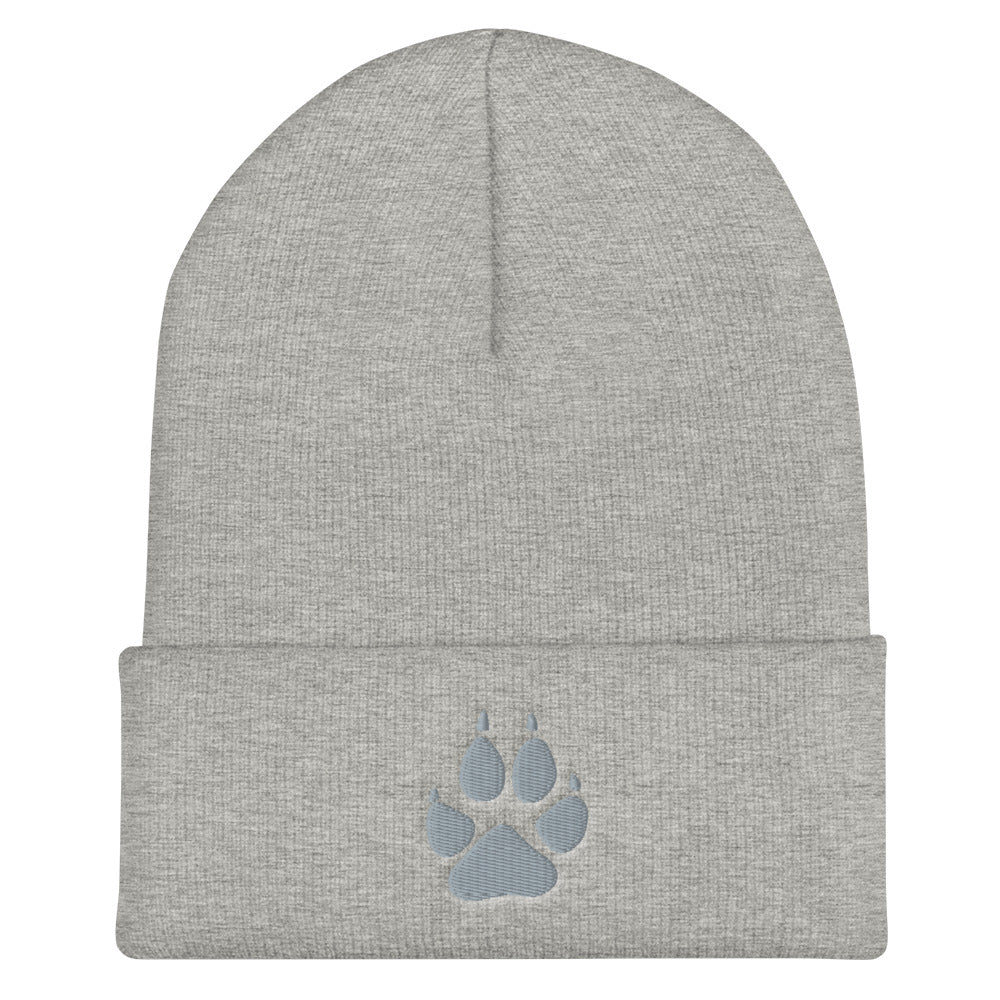 Wolf Track Cuffed Beanie | Perfect gift for the Outdoors, Camping, Hiking & Wildlife Enthusiast! | Multiple Hat Colors Available