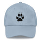 Wolf Track Hat | Perfect gift for the Outdoors, Camping, Hiking & Wildlife Enthusiast! | Multiple Hat Colors Available