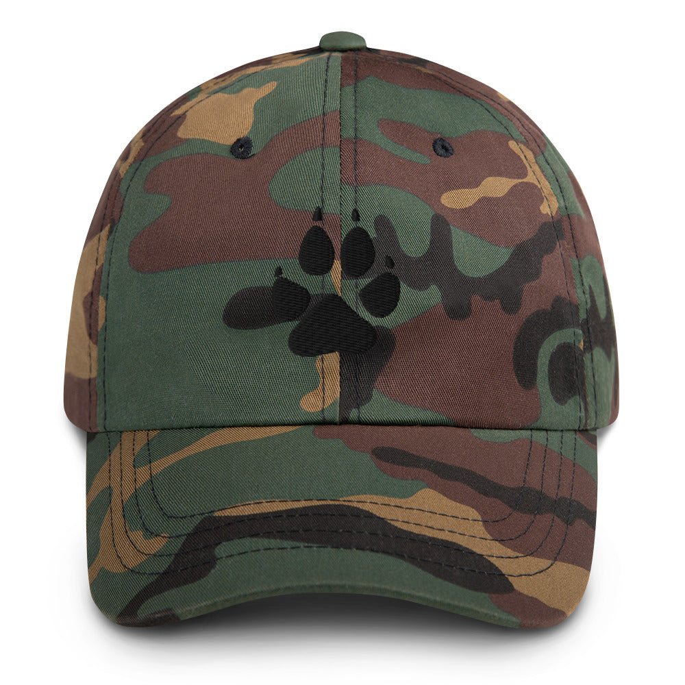 Wolf Track Hat | Perfect gift for the Outdoors, Camping, Hiking & Wildlife Enthusiast! | Multiple Hat Colors Available