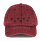 Wolf Tracks Vintage Cotton Twill Cap | Perfect gift for the Outdoors, Camping, Hiking & Wildlife Enthusiast! | Multiple Hat Colors Available