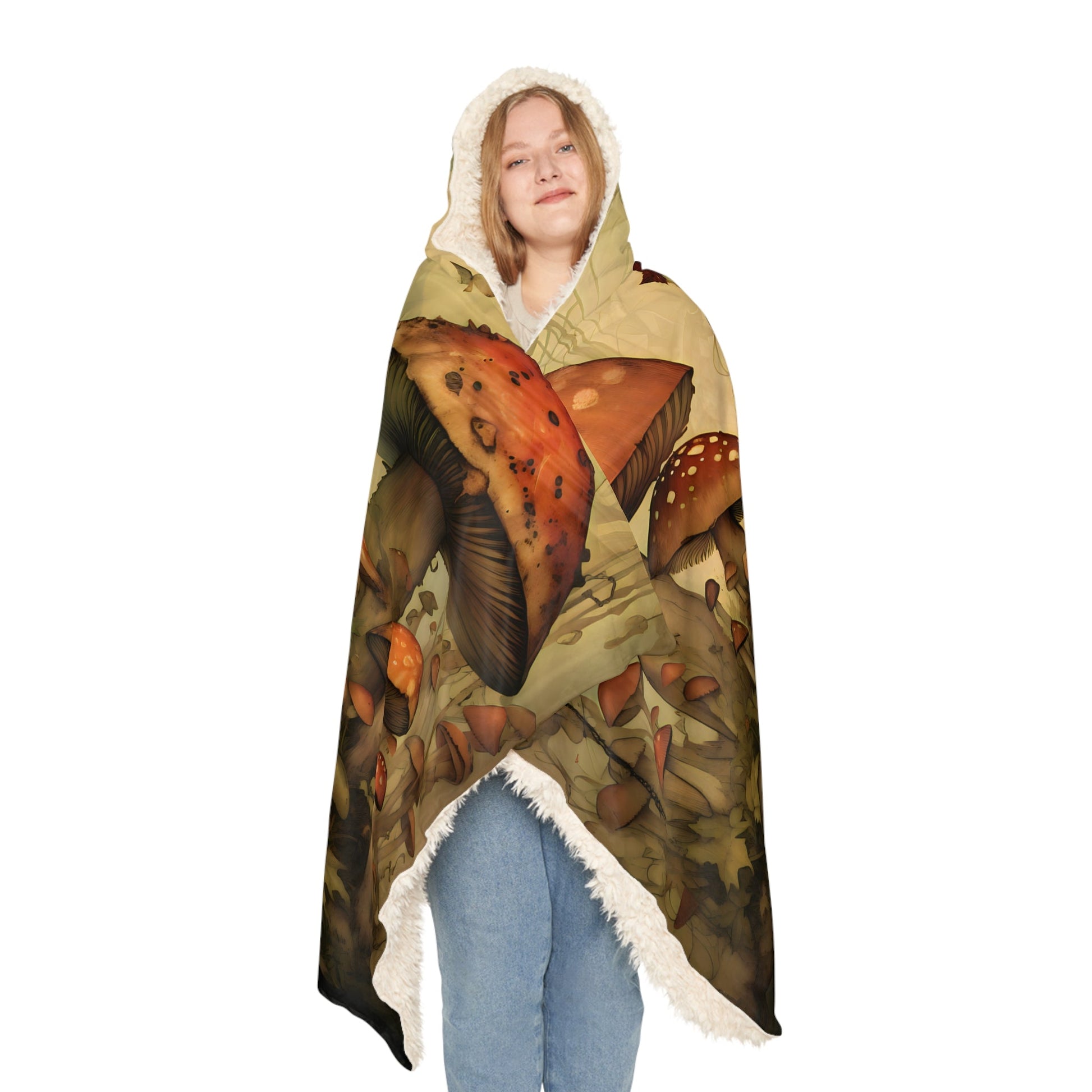 Woodland Fairy Grunge Hooded Blanket