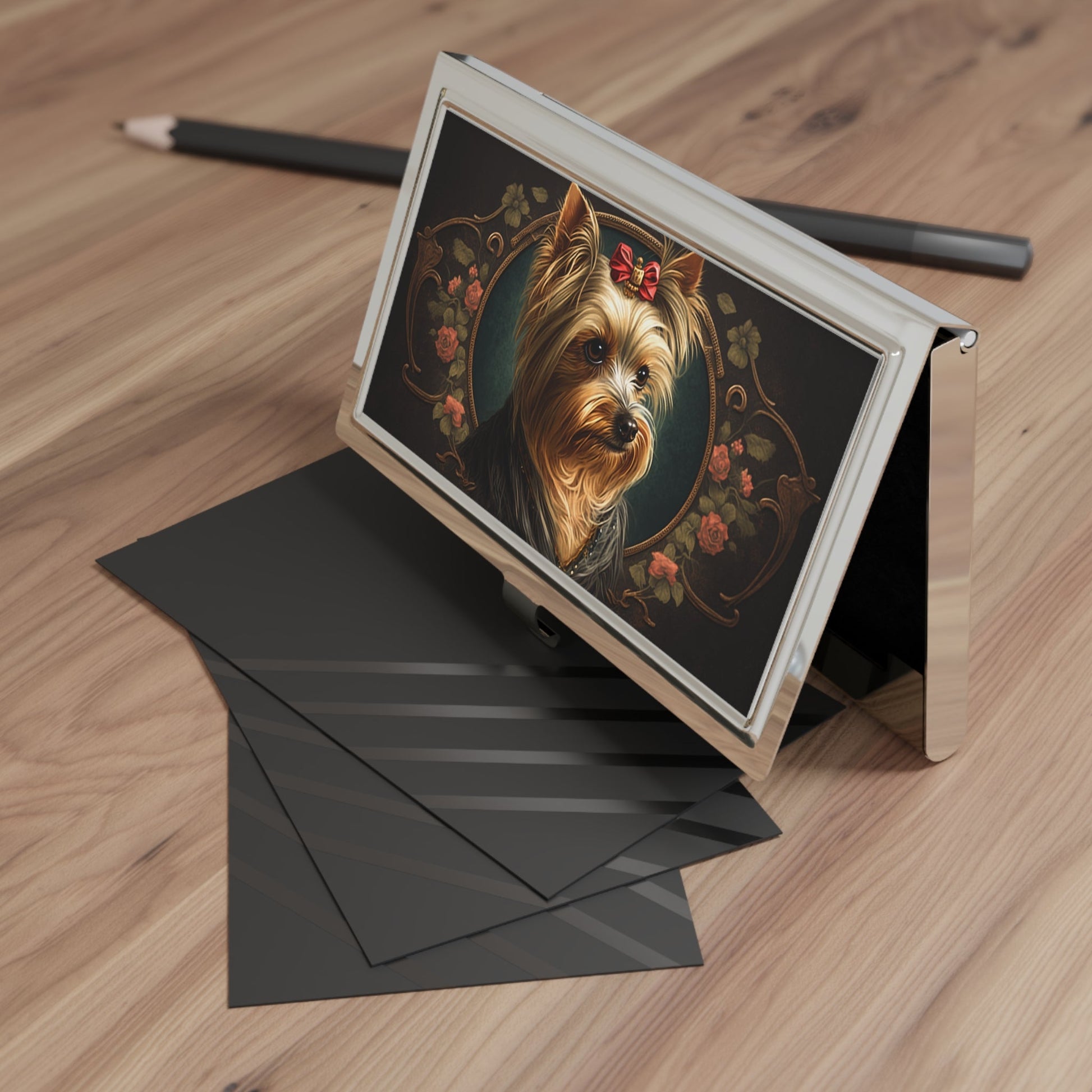 Yorkshire Terrier Business Card Holder