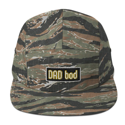 Yupoong Dad Bod 5 Panel Cap Cool Father Husband Kids Let Go Funny Gift Daddy Wife Hat