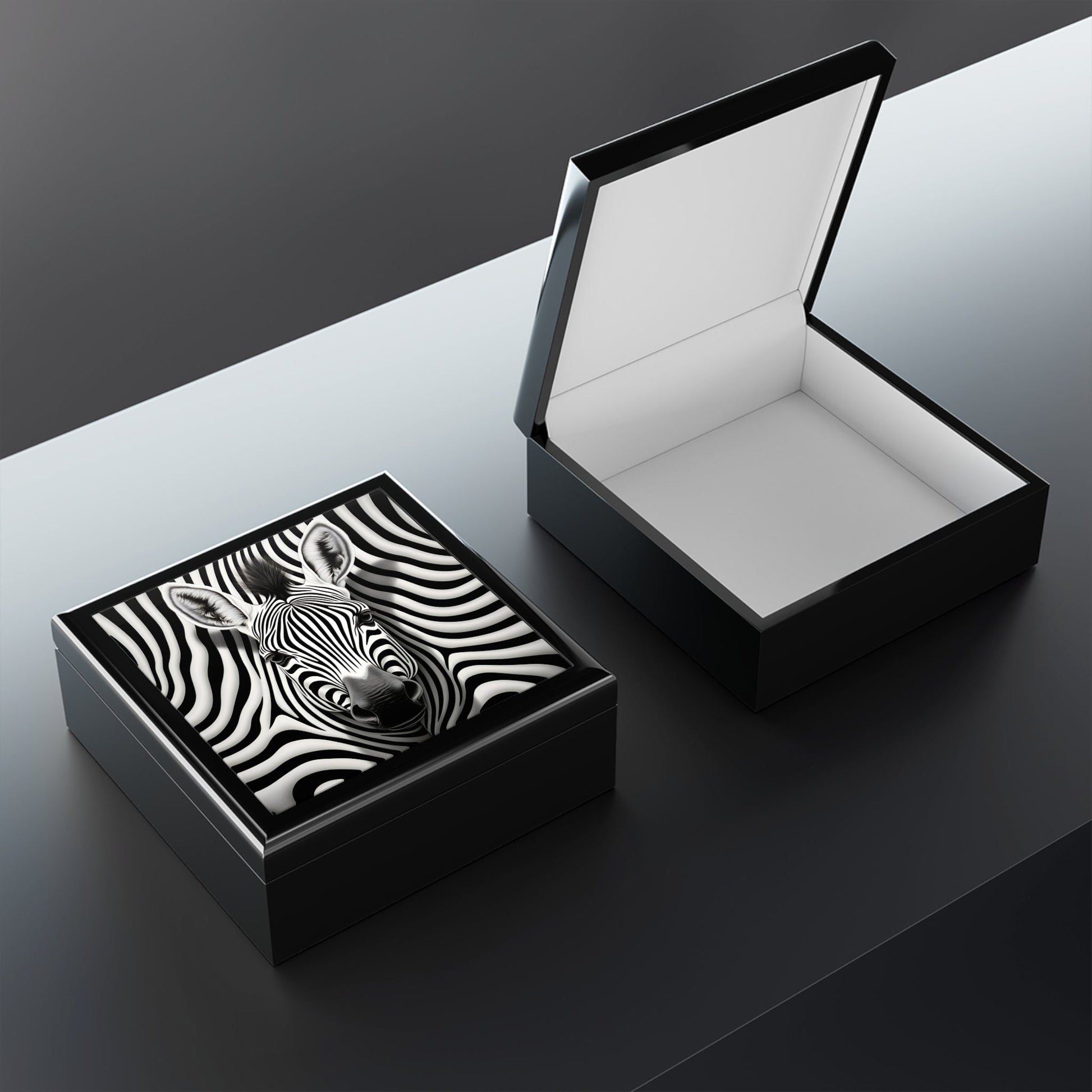 Zebra Jewelry Box