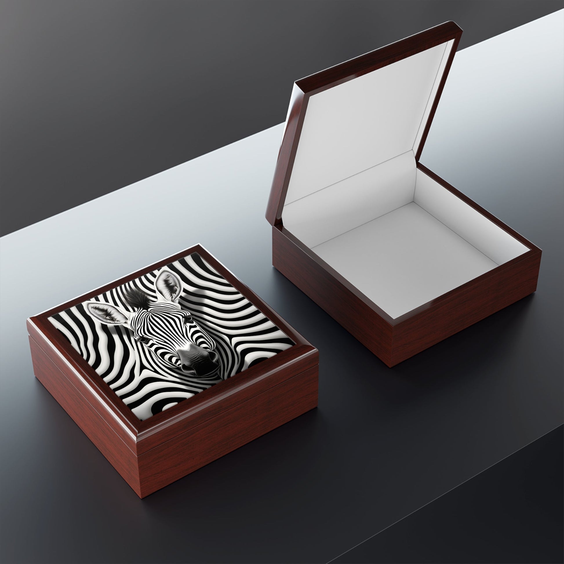 Zebra Jewelry Box