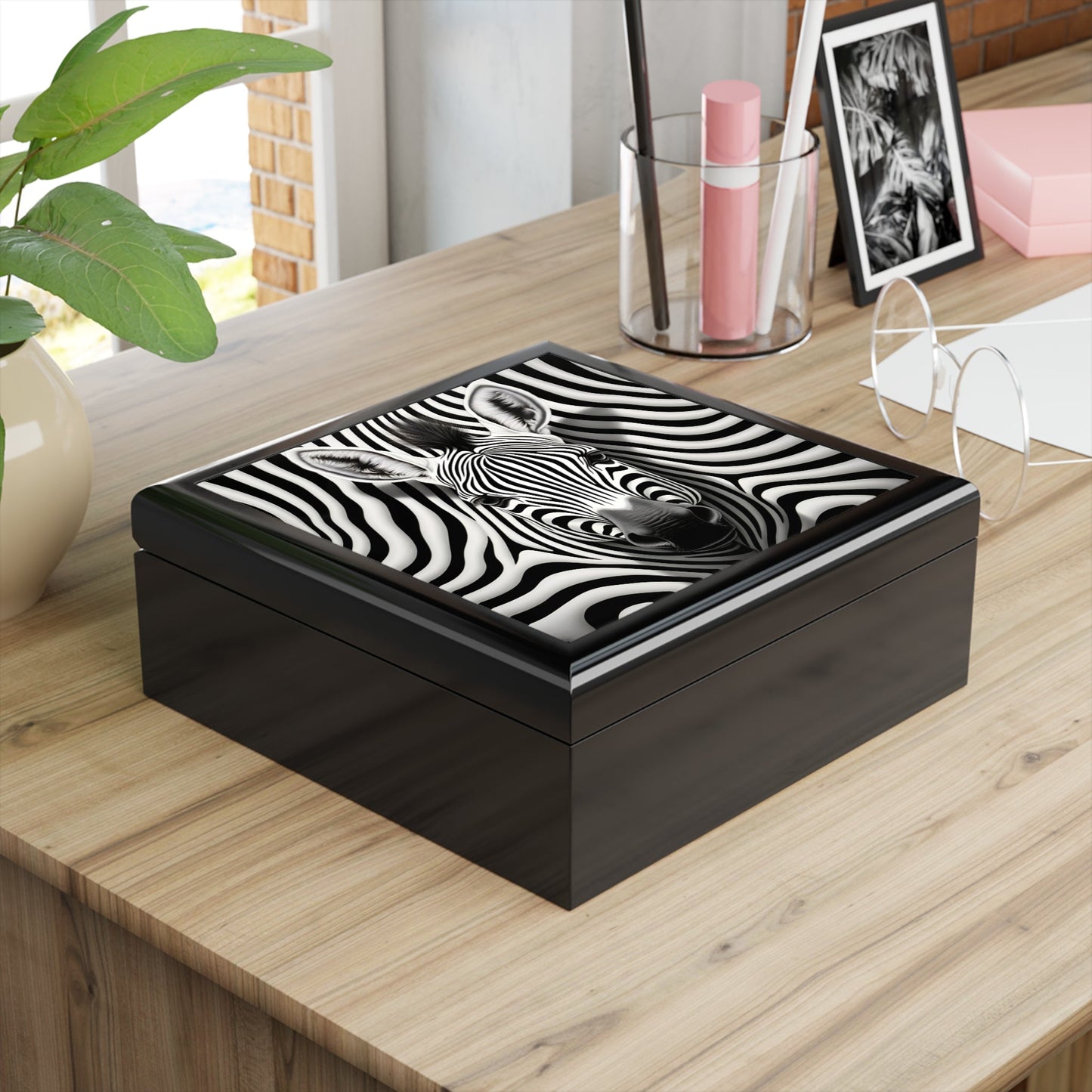 Zebra Jewelry Box